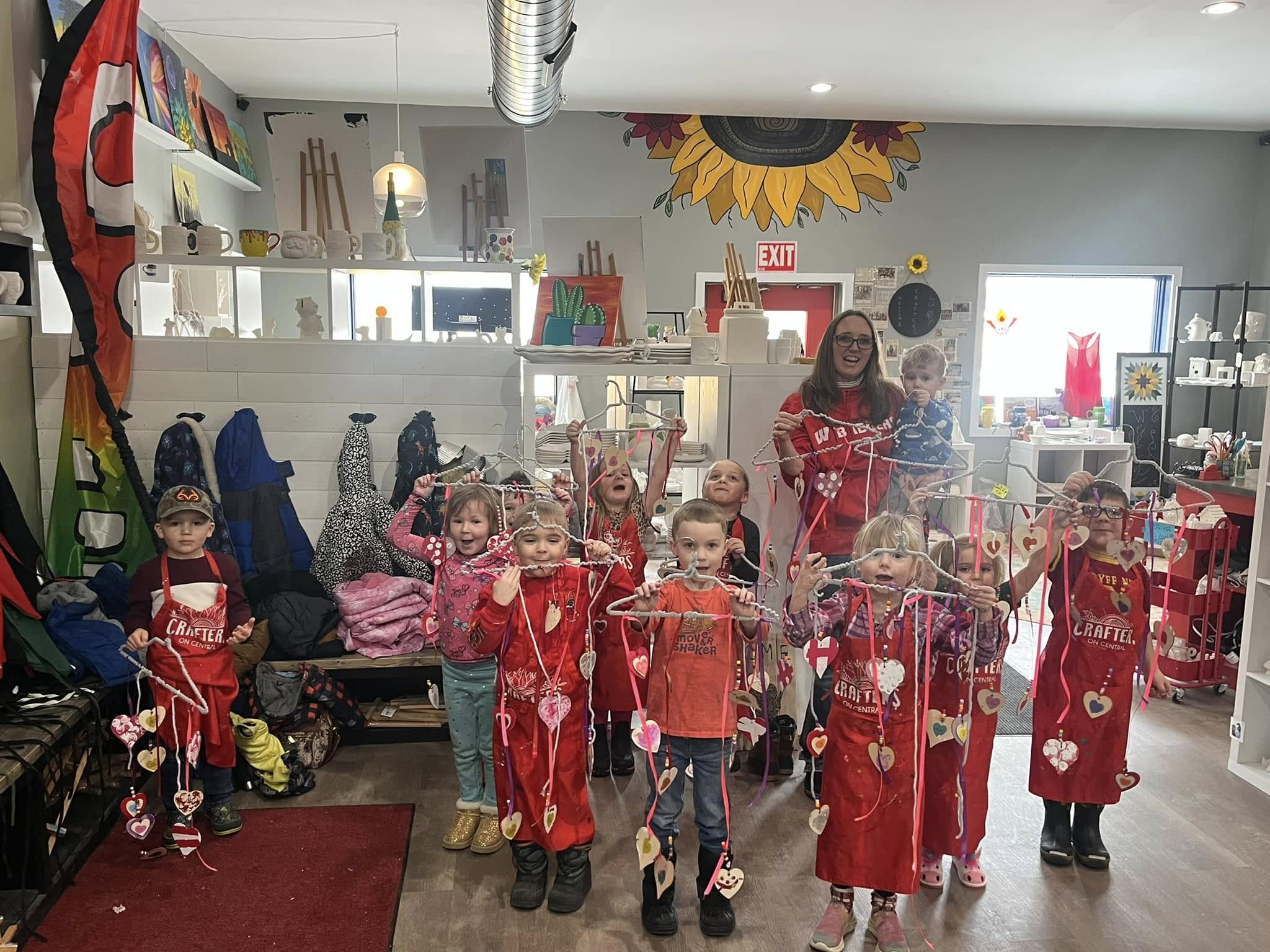 kids crafts at Crafters on Central